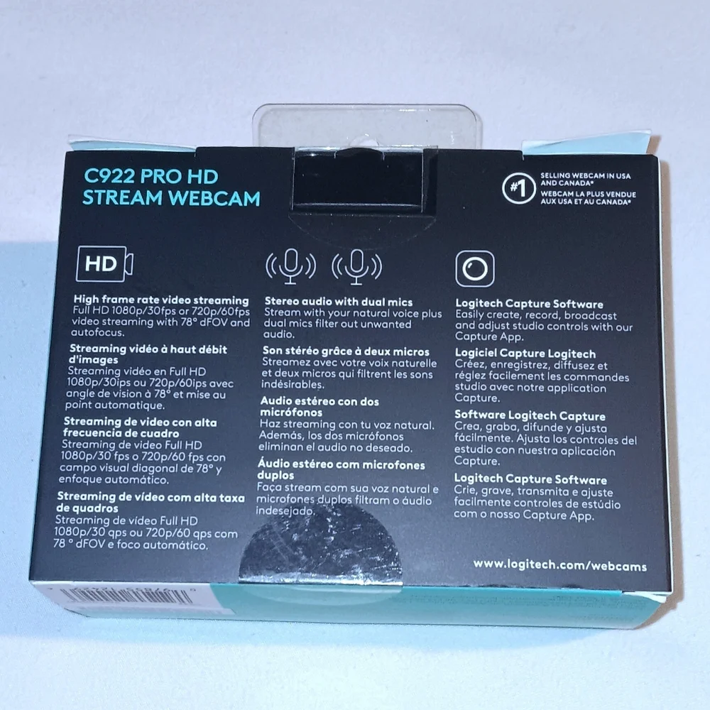Logitech C922 Pro Full HD Web Cam